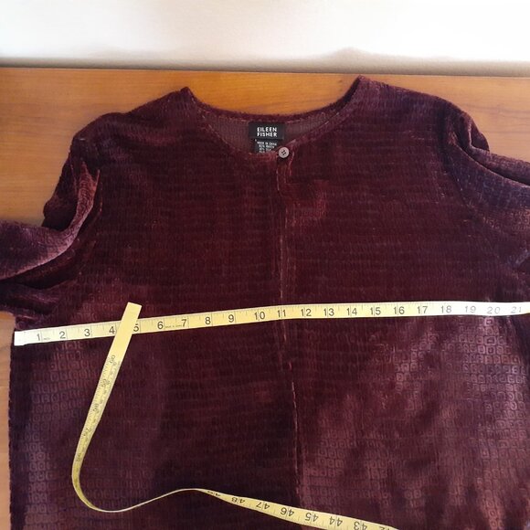 Eileen Fisher Velvet Pant & Cardigan Set - Picture 11 of 16